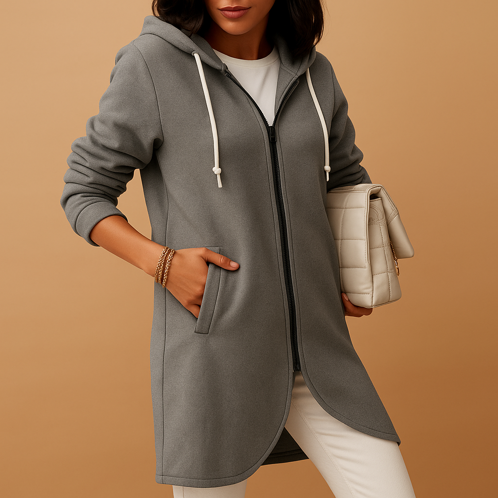 Women's lightweight open-front cardigan, a comfortable and elegant layering sweater for fall & spring.
