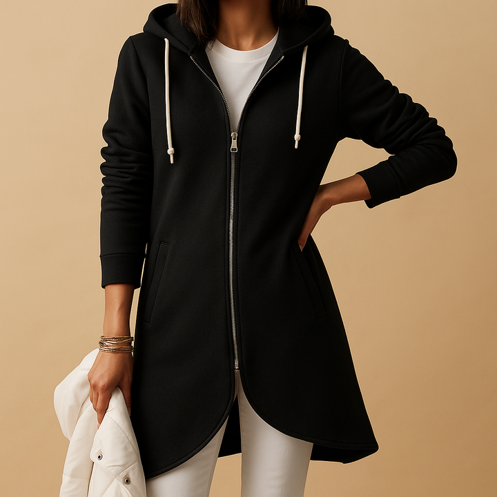 Soft women's open-front cardigan, an essential layering piece for chic everyday style and comfortable outerwear.