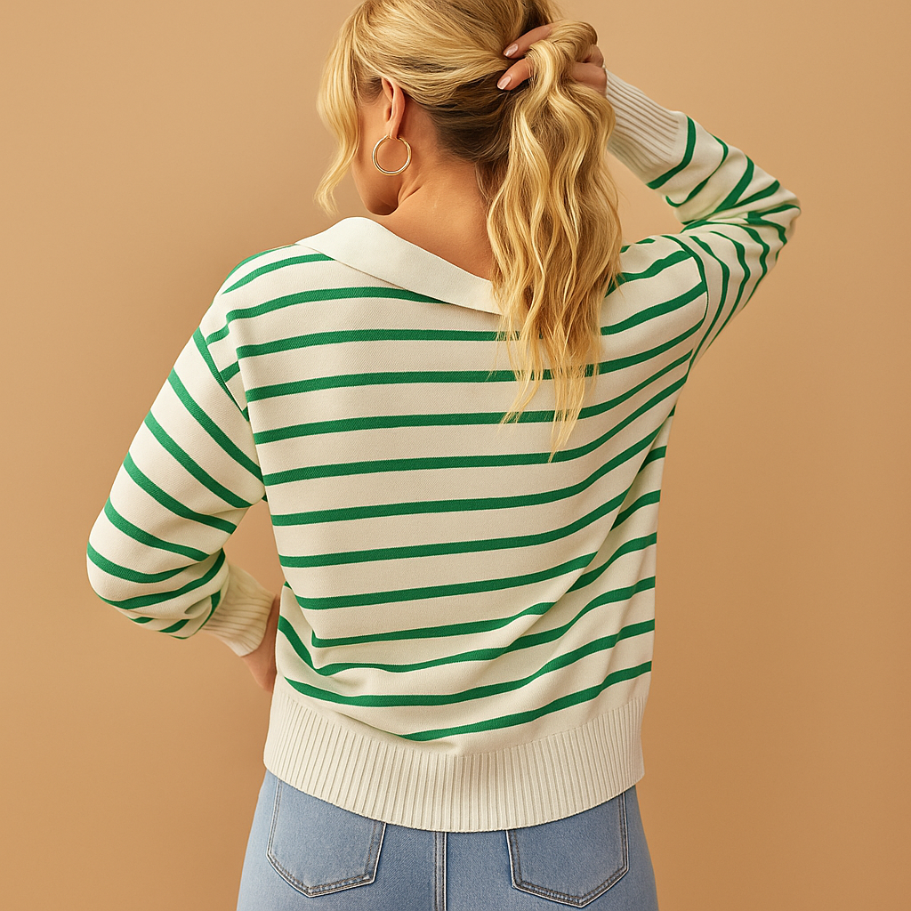 Cozy women's long sleeve elegant sweater, perfect for winter comfort, versatile layering, and chic fall fashion.