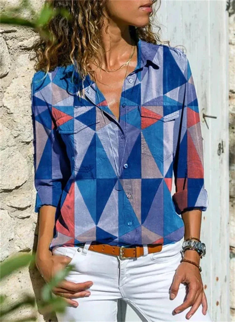 Women's Petra Printed Long Sleeve Shirt