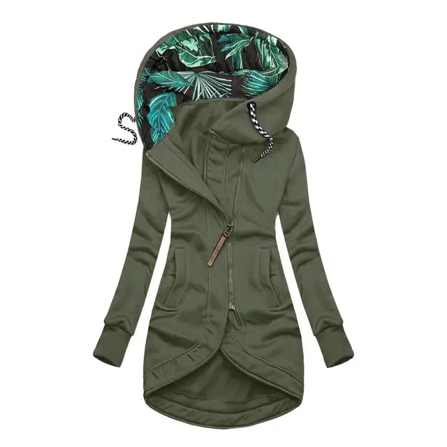 All-weather women's stylish winter jacket, waterproof & windproof. Great for outdoor activities or urban cold protection.