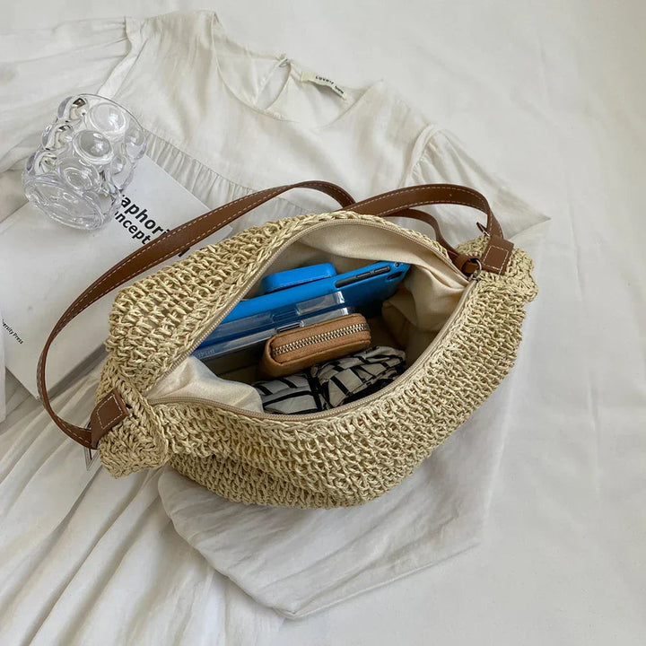 Detailed boho shoulder bag for women, an everyday carry with chic and casual appeal.