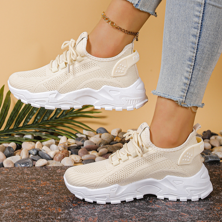 Women's orthopedic sneakers with arch support for all-day comfort, ideal for walking & daily wear.