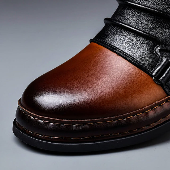 Timeless men's handmade leather boots with superior comfort, durable construction, and classic style.
