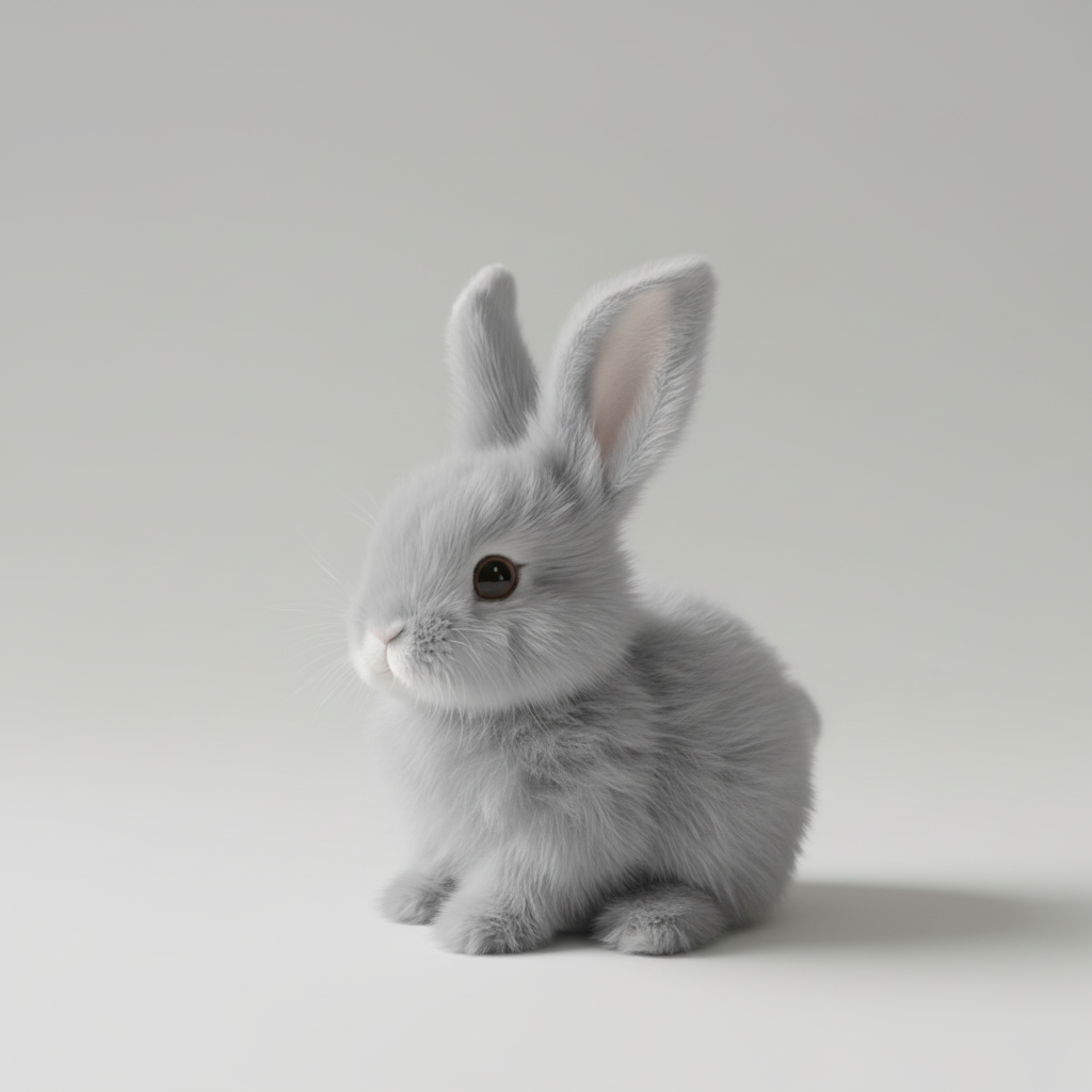 Electronic interactive plush rabbit toy, soft bunny companion for kids' imaginative & realistic play.