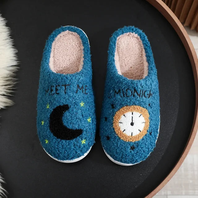 Stylish women's Swiftie Serenity slippers, cozy indoor footwear with non-slip sole for Taylor fans.