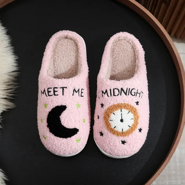 Relaxing Swiftie Serenity women's slippers, Taylor inspired plush footwear for ultimate home comfort.