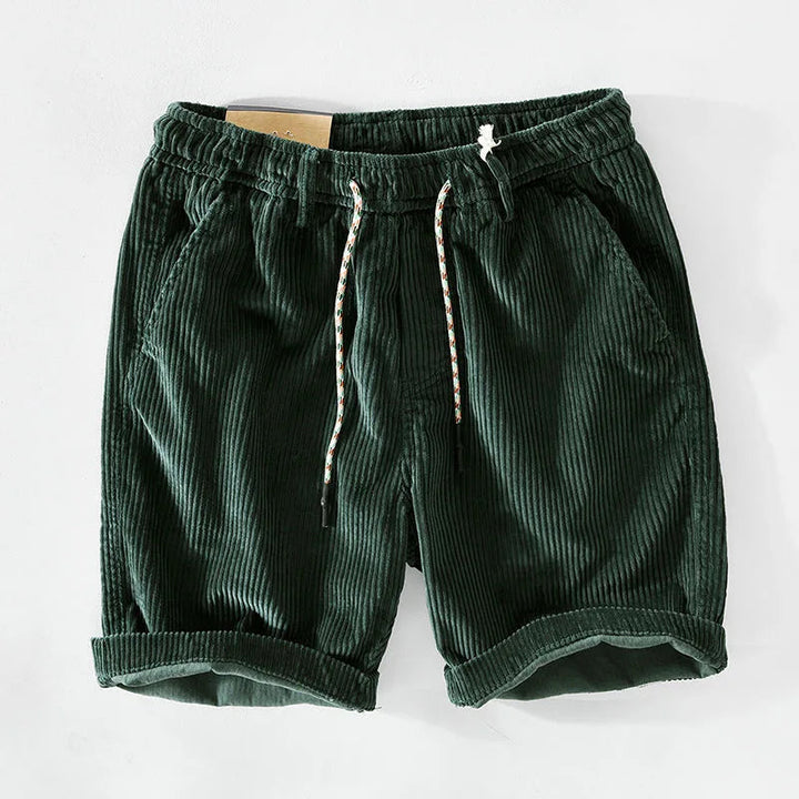 Men's relaxed fit vintage summer shorts, perfect as a comfortable vacation essential and casual wear.
