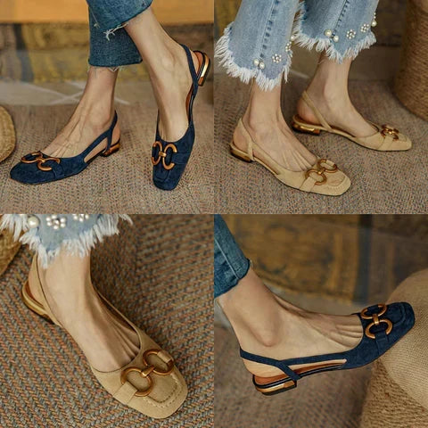 Practical women's orthopedic buckle sandals, designed for all-day comfort and excellent foot support.