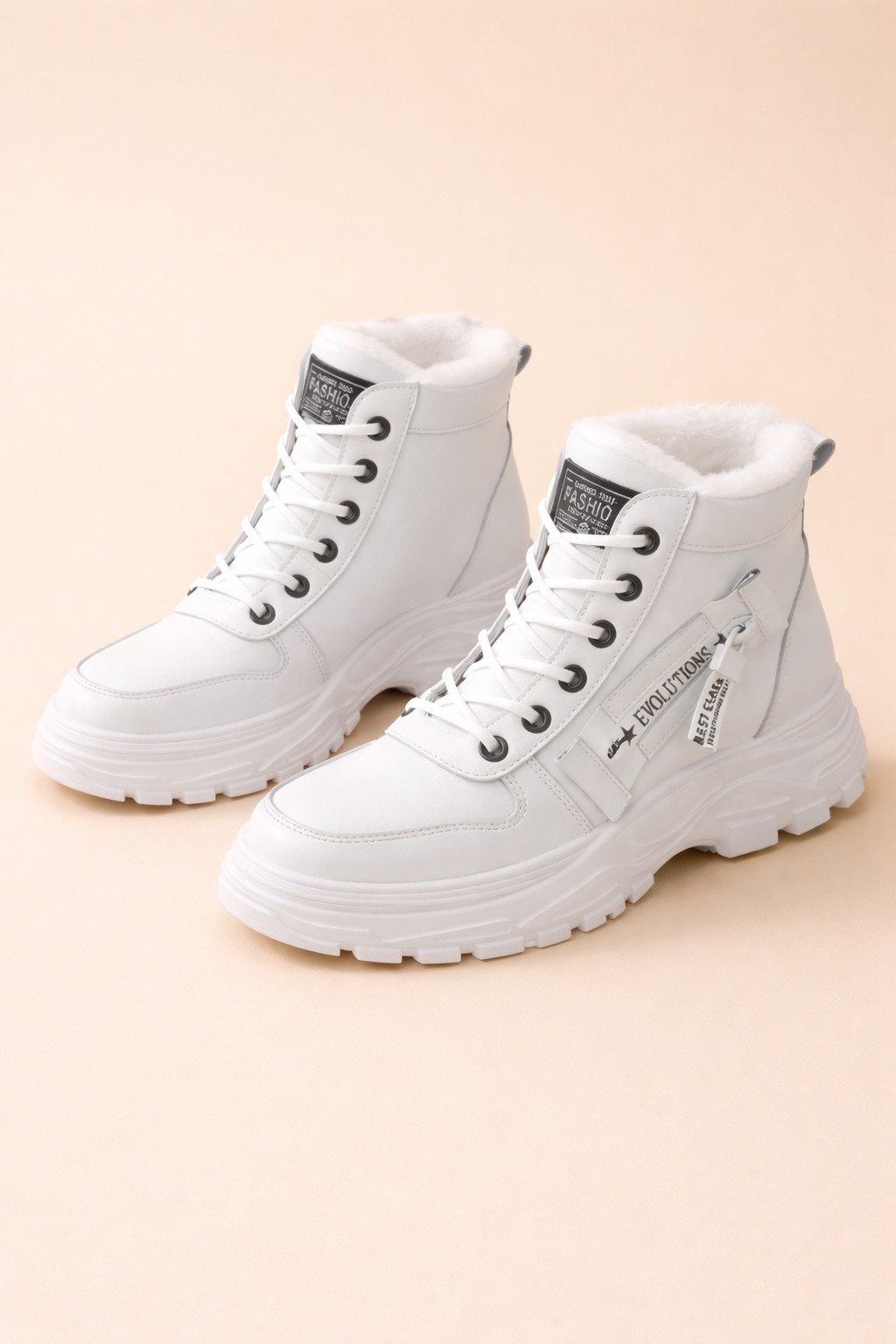Durable women's waterproof snow boots with slip-resistant sole, ideal for outdoor winter adventures.