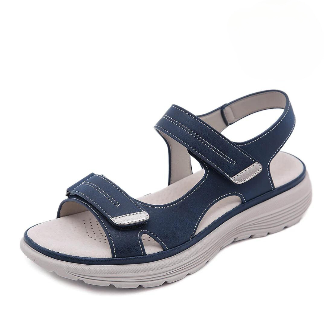 Women's ultra comfort orthopedic sandals with arch support for foot pain relief, ideal for walking & daily wear.