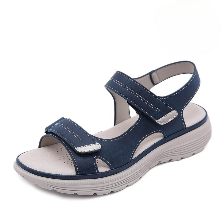 Women's ultra comfort orthopedic sandals with arch support for foot pain relief, ideal for walking & daily wear.