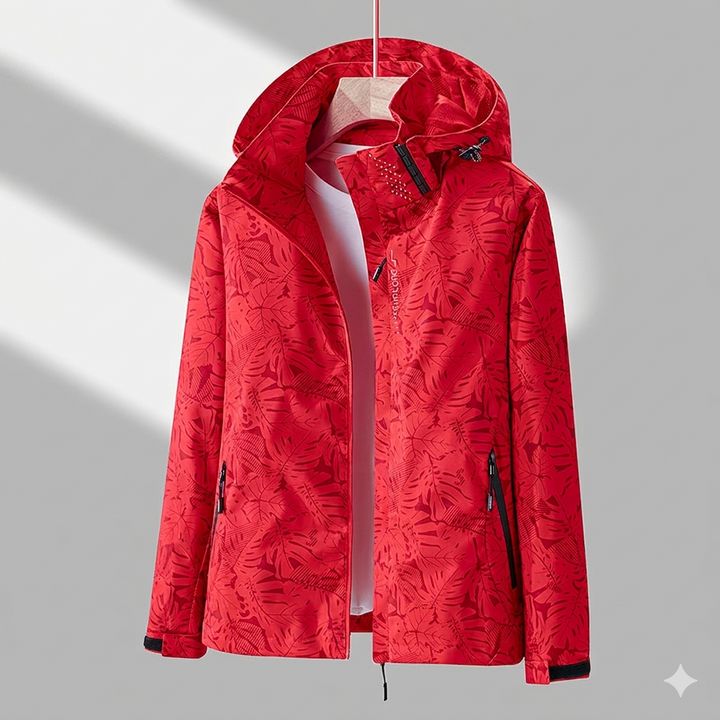 Versatile women's rain jacket: waterproof, windproof, breathable, and lightweight for all seasons.