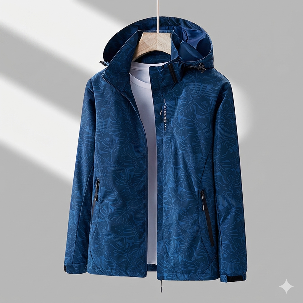 Women's outdoor rain jacket, windproof and waterproof, essential for hiking, travel, and daily use.