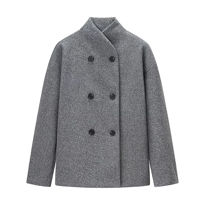 Women's Double Breasted Short Coat