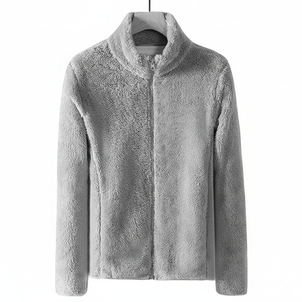 Versatile women's warm winter jacket, cozy with a high collar, perfect for casual or fashion outerwear.