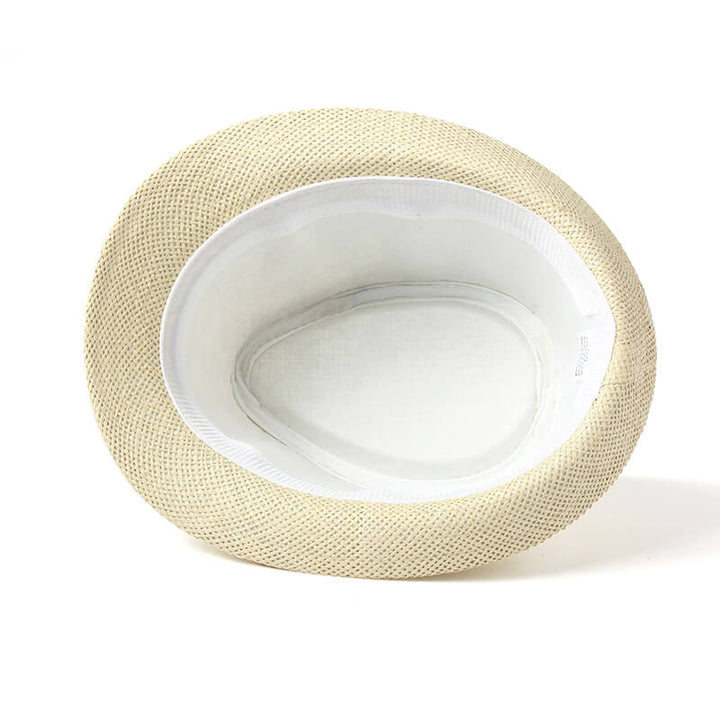 Handmade Panama hat with fedora style, perfect for casual elegance & vacation.