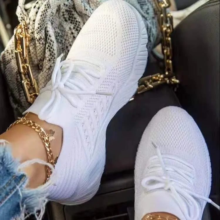 Lightweight women's comfort sneakers with orthopedic support, perfect for walking.