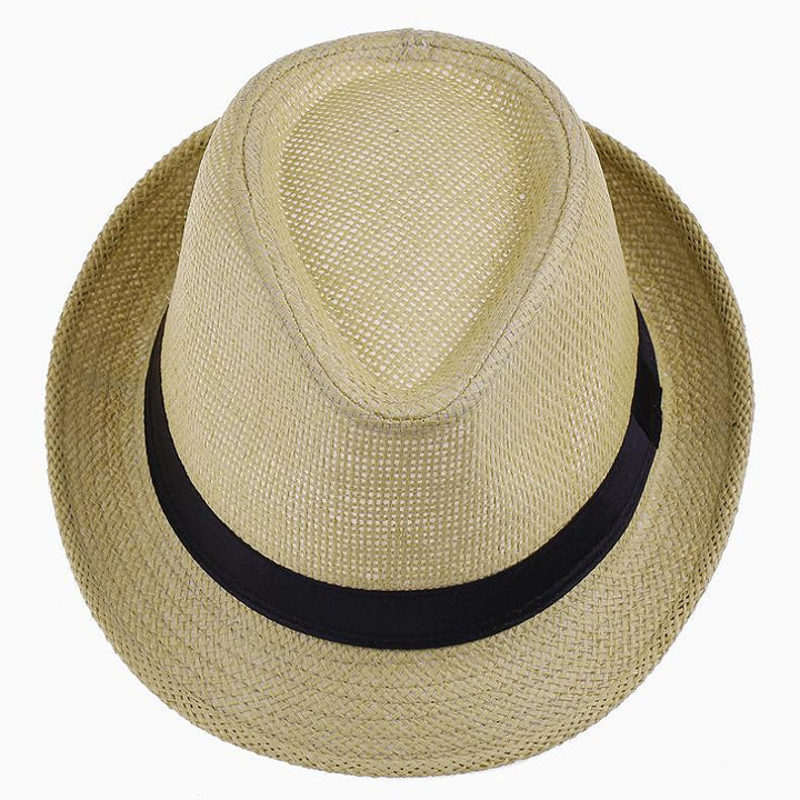 Classic fedora style Panama hat, perfect beachwear & lightweight travel accessory.