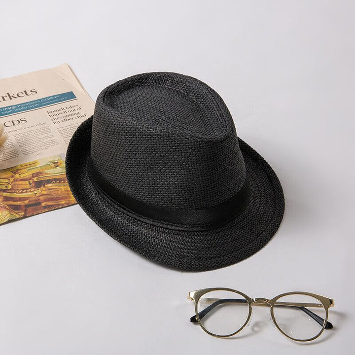 Lightweight classic Panama hat, essential unisex accessory for sunny days & vacations.