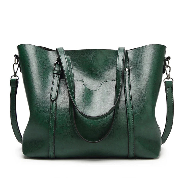 Versatile women's genuine leather crossbody handbag, perfect for everyday luxury fashion.