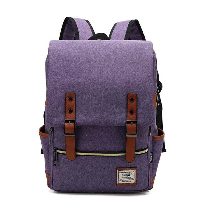 Stylish Oxford fabric waterproof unisex backpack, protecting essentials from rain for everyday use.