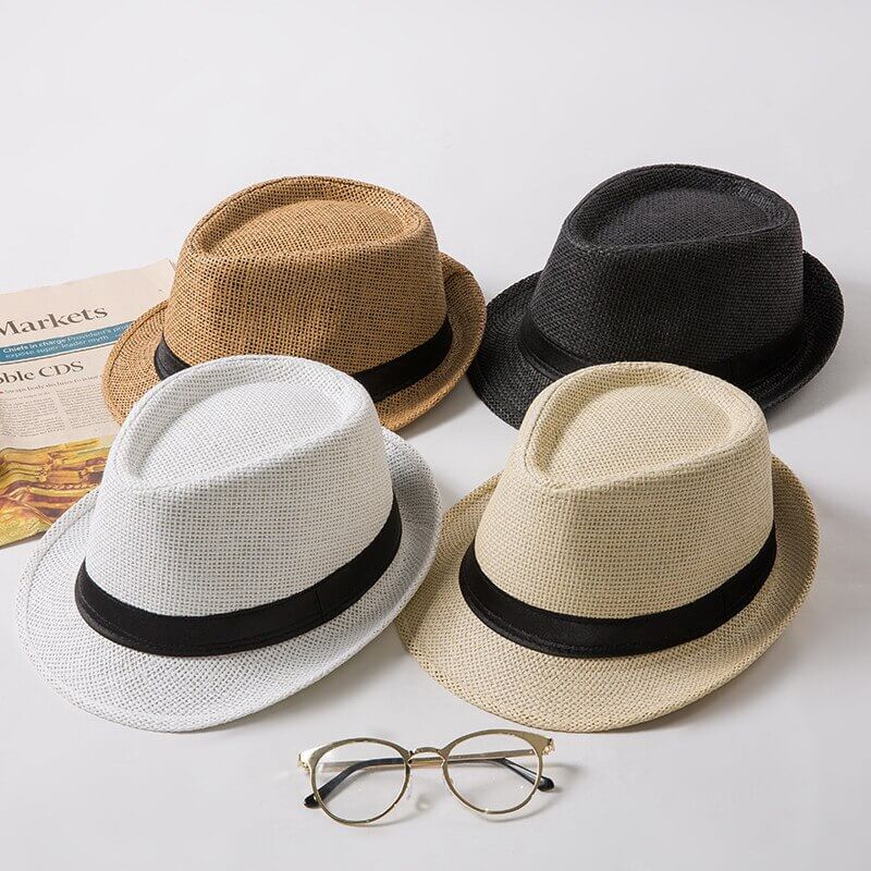 Handmade summer Panama hat, a classic fedora style for casual elegance & sun.