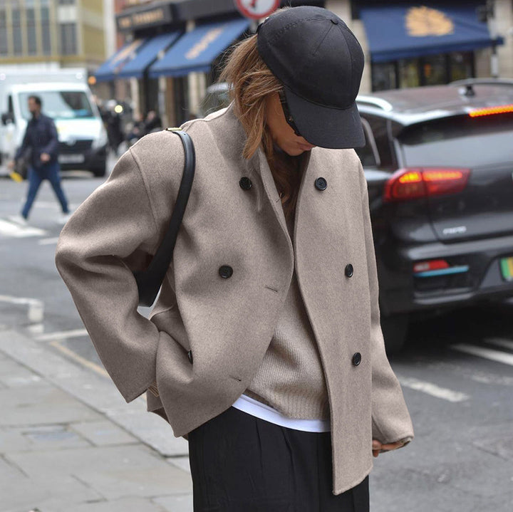 Women's Double Breasted Short Coat