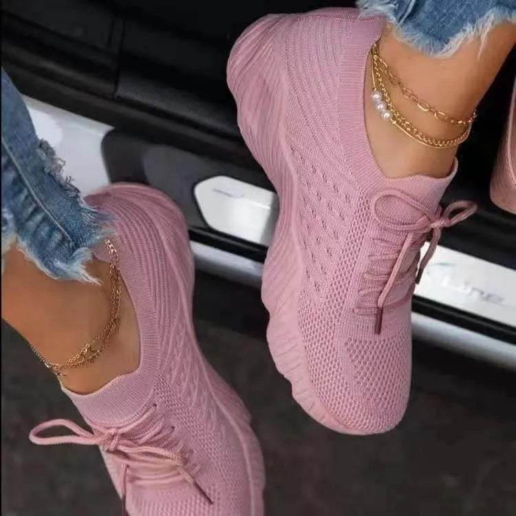 Women's comfort footwear, lightweight orthopedic sneakers for active lifestyles.