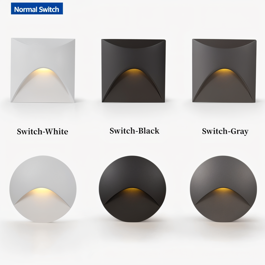 Easy-install LuminiPath LED wall light, motion sensor, perfect for quick indoor/outdoor setup.