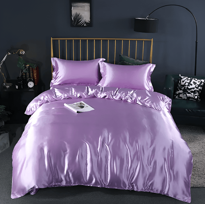 Luxurious Mulberry silk bedding set, an investment in quality sleep & decor.