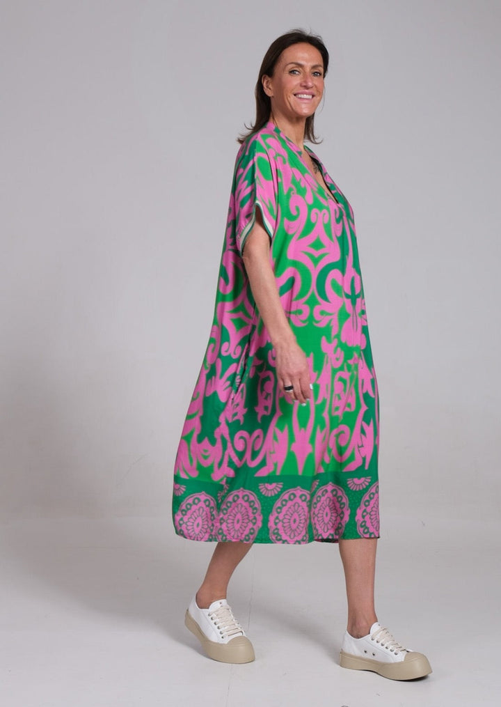 Elegant Floral Midi Dress