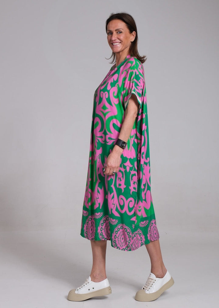 Elegant Floral Midi Dress