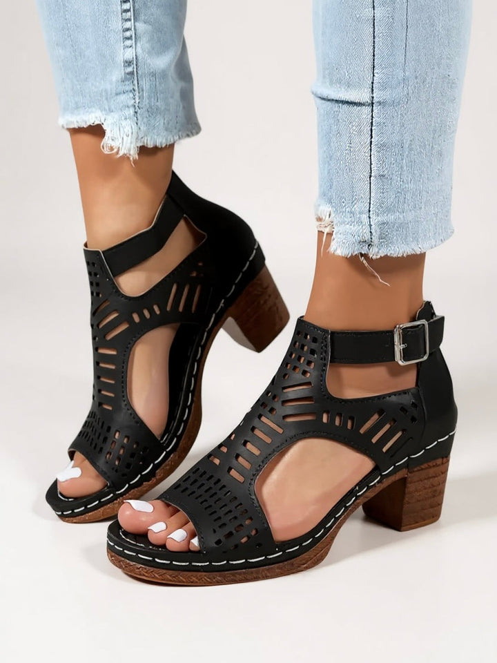Women's Mara Cutout Heel Sandals