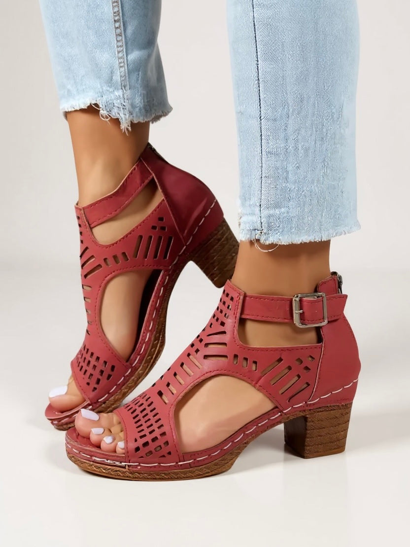 Women's Mara Cutout Heel Sandals
