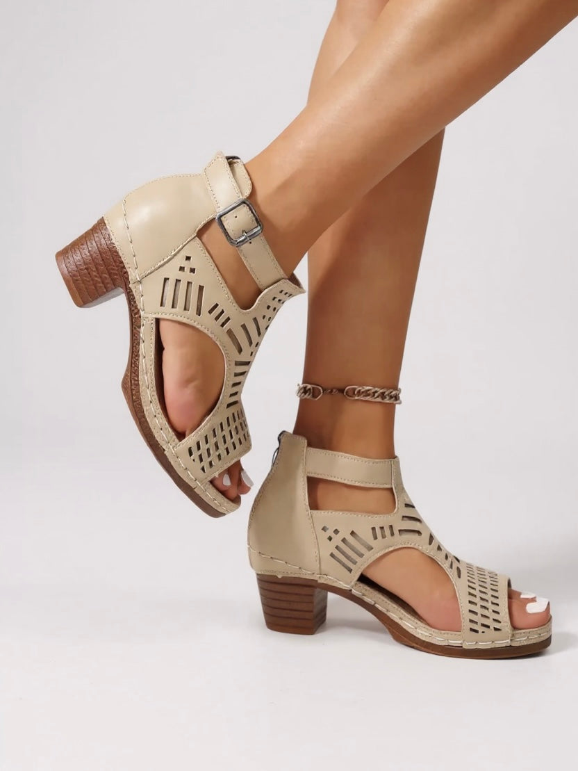 Women's Mara Cutout Heel Sandals