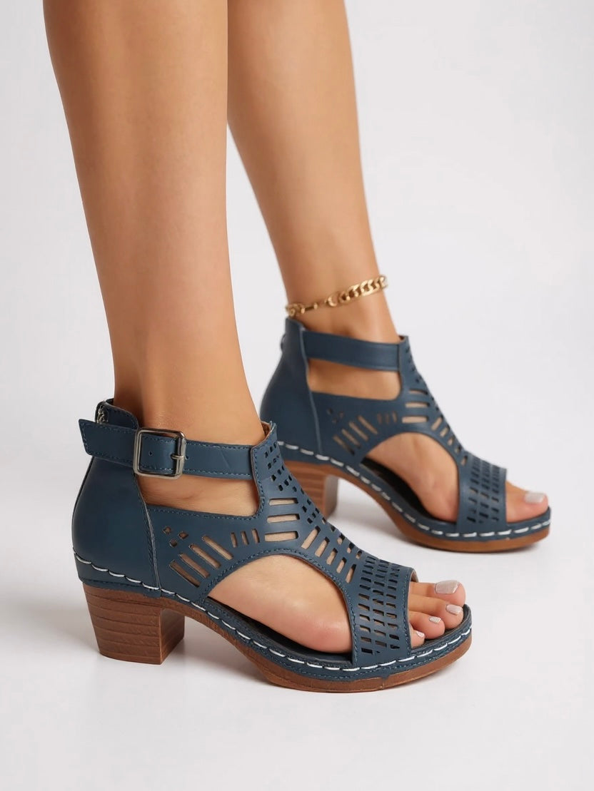 Women's Mara Cutout Heel Sandals