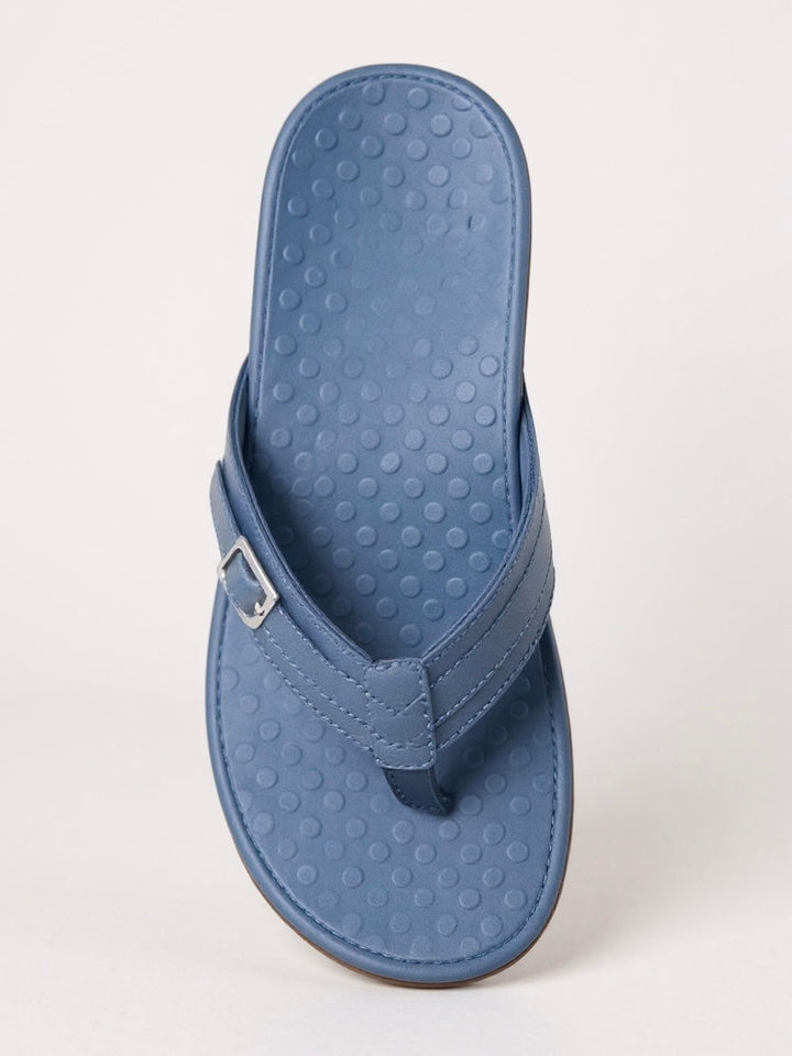Comfortable women's thong sandals, cushioned design for everyday wear. Stylish slip-on summer shoes.