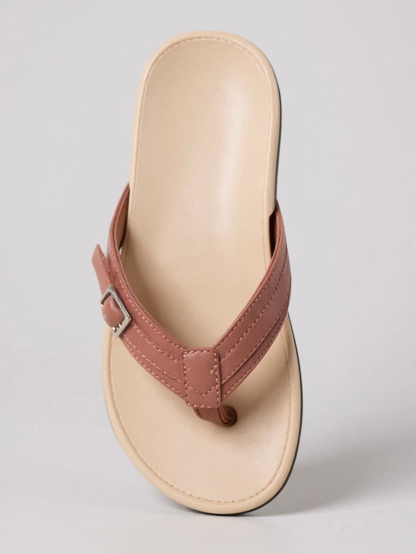 Versatile women's thong sandals, cushioned and lightweight, ideal slip-ons for beach and casual outings.