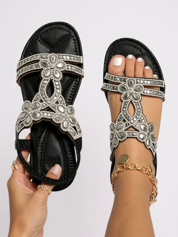 Lightweight women's sparkle sandals, providing ultimate comfort & style for any summer occasion.