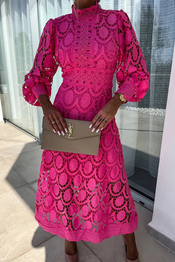 Beautiful long sleeve maxi dress for women, ideal party wear. Elegant formal gown for sophisticated evening events.