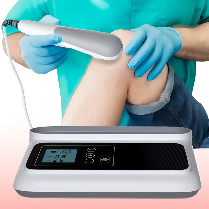 AeroPulse ultrasonic therapy device for home deep tissue pain relief & muscle recovery.