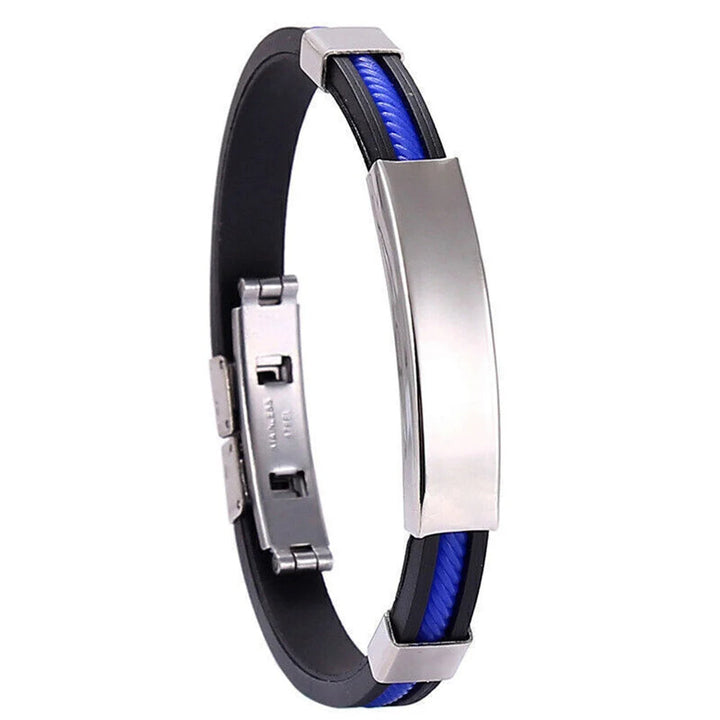 Versatile unisex adjustable wrist bracelet, featuring a sleek modern design for effortless style.