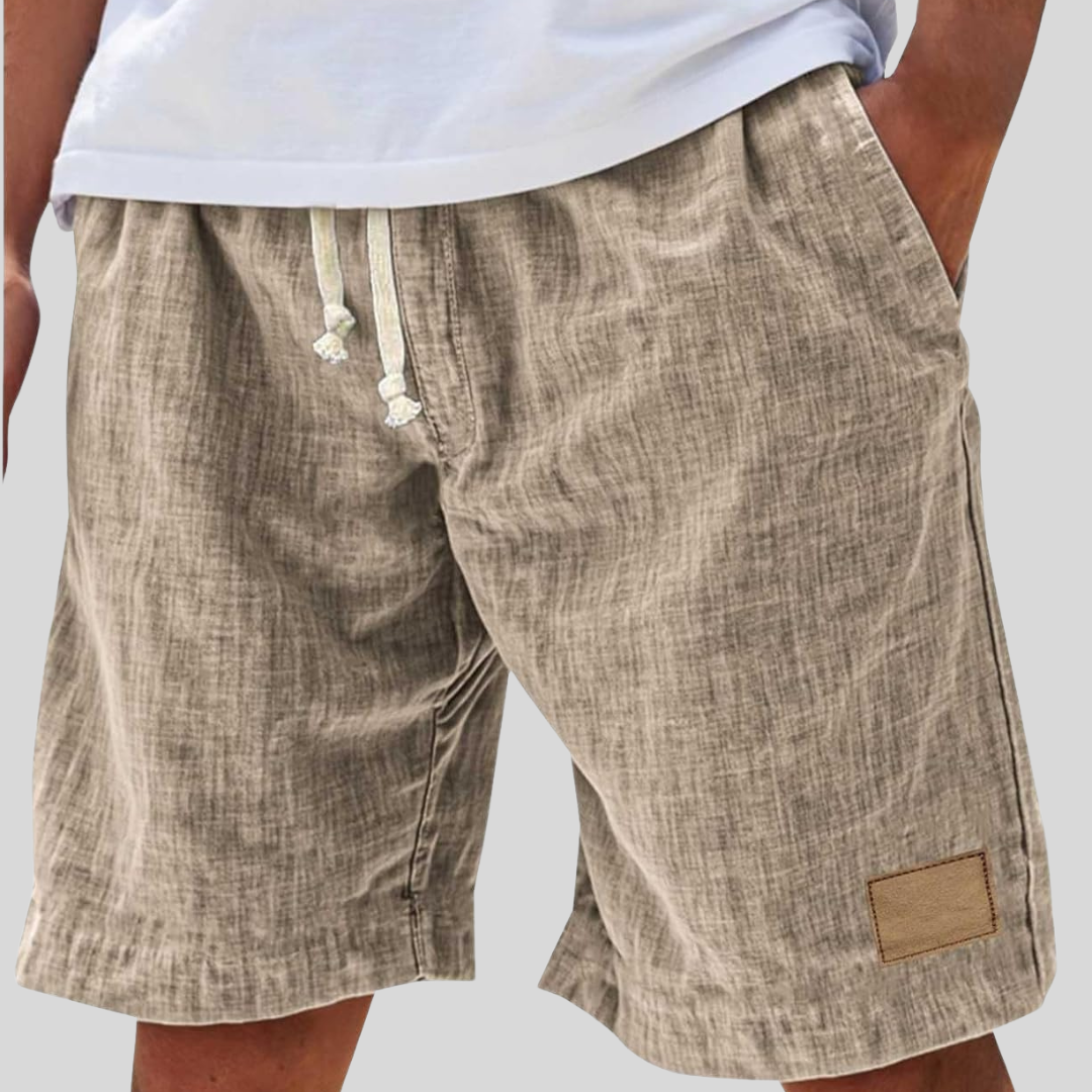 Men's lightweight summer comfort shorts in a relaxed fit, perfect for casual warm weather wear.
