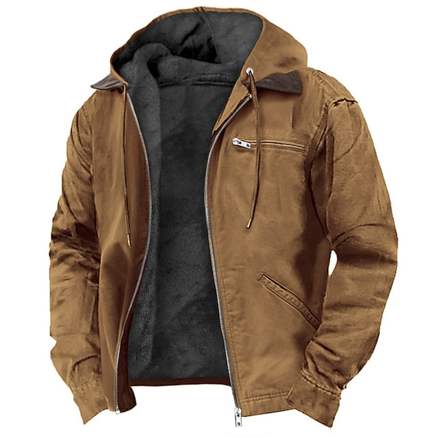 Men's waterproof rain jacket for all-weather performance. Ideal for hiking, commuting & travel. Breathable & lightweight.