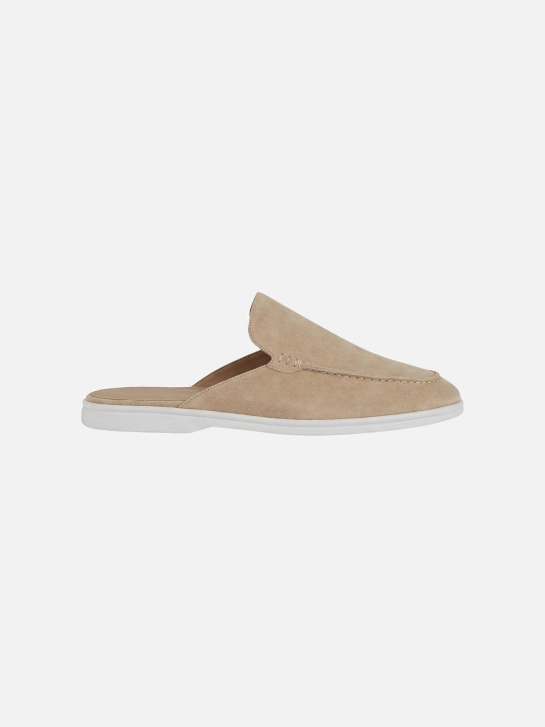 Modern men's slip-on mules, providing casual comfort and a sleek look.