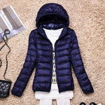 Navy blue hood