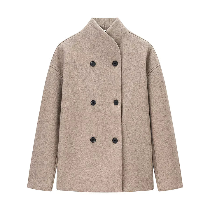 Women's Double Breasted Short Coat
