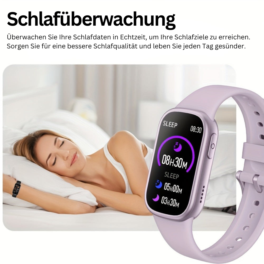 Tech gift for kids: durable, waterproof smart watch with wireless calling and health monitoring.