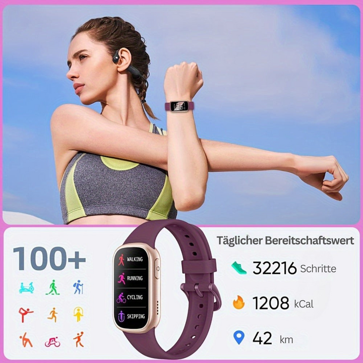 Waterproof kids' activity tracker and calling watch, built for durability and active lifestyles.